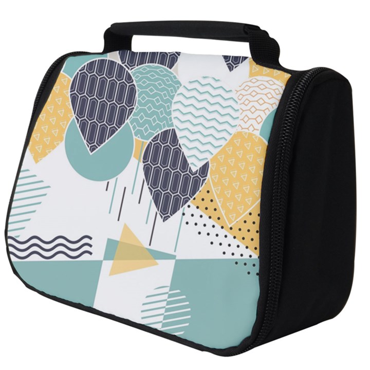 Abstract Balloon Pattern Decoration Full Print Travel Pouch (Big)