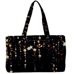 Stars Christmas Background Pattern Canvas Work Bag by danenraven