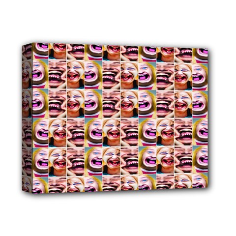 Funny Monsters Teens Collage Deluxe Canvas 14  X 11  (stretched) by dflcprintsclothing