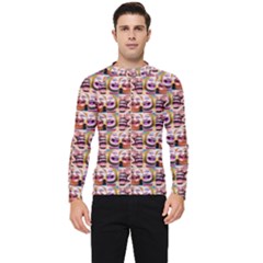 Funny Monsters Teens Collage Men s Long Sleeve Rash Guard by dflcprintsclothing