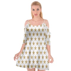 Stars-3 Cutout Spaghetti Strap Chiffon Dress by nateshop