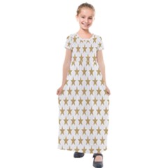 Stars-3 Kids  Short Sleeve Maxi Dress by nateshop