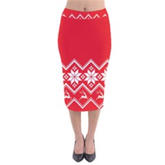 Seamles,template Velvet Midi Pencil Skirt by nateshop