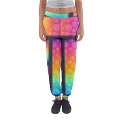 Background Colorful Abstract Women s Jogger Sweatpants by Wegoenart