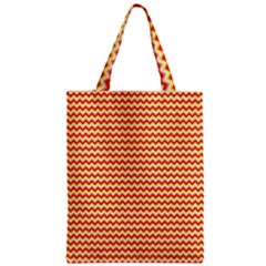 Pattern Zig Zag Stripe Geometric Zipper Classic Tote Bag
