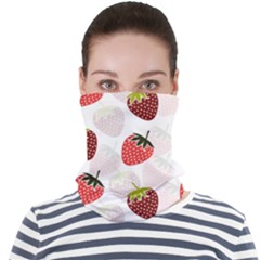 Strawberry Pattern Background Face Seamless Bandana (adult) by Wegoenart