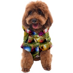 Background Of Christmas Decoration Dog Coat