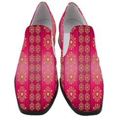 Background-15 Women Slip On Heel Loafers by nateshop