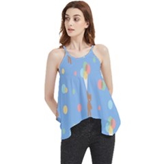 Bear 5 Flowy Camisole Tank Top by nateshop