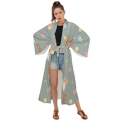 Bear 7 Maxi Kimono by nateshop