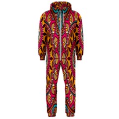 Buddhist Mandala Hooded Jumpsuit (men) by nateshop