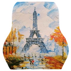 Eiffel Tower Landmark Architecture  Artistic Car Seat Back Cushion  by danenraven