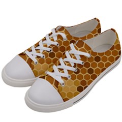 Honey Nature Bee Cute Wax Beeswax Men s Low Top Canvas Sneakers by danenraven