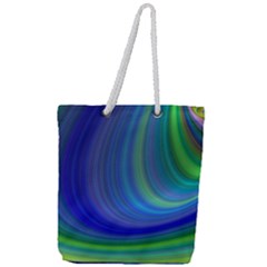 Space Design Abstract Sky Storm Full Print Rope Handle Tote (large) by danenraven