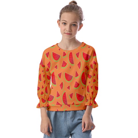 Fruit 2 Kids  Cuff Sleeve Top by nateshop