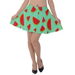 Fruit5 Velvet Skater Skirt by nateshop