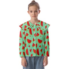 Fruit5 Kids  Peter Pan Collar Blouse by nateshop