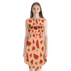 Fruit-water Melon Sleeveless Chiffon Dress   by nateshop