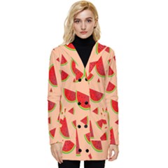 Fruit-water Melon Button Up Hooded Coat  by nateshop