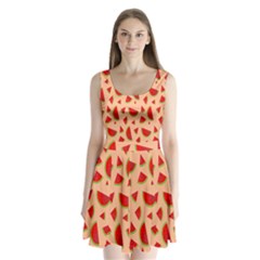 Fruit-water Melon Split Back Mini Dress  by nateshop