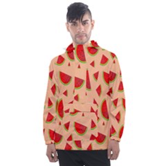 Fruit-water Melon Men s Front Pocket Pullover Windbreaker by nateshop