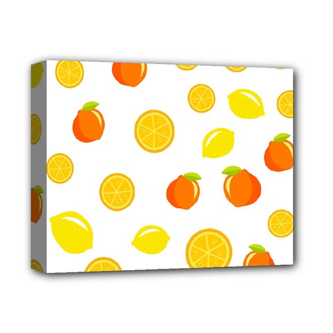Fruits,orange Deluxe Canvas 14  X 11  (stretched) by nateshop