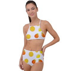 Fruits,orange High Waist Tankini Set by nateshop