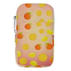 Fruits-gradient,orange Waist Pouch (small) by nateshop