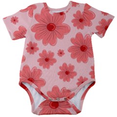 Flowers Baby Short Sleeve Onesie Bodysuit by nateshop