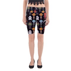 Halloween Yoga Cropped Leggings by nateshop