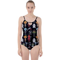 Halloween Cut Out Top Tankini Set by nateshop