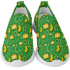 Pattern-cloth Paper Pattern Kids  Slip On Sneakers by nateshop