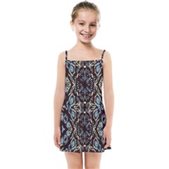 Pattern-mandala Kids  Summer Sun Dress