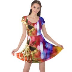 Christmas Decoration Ball Cap Sleeve Dress by artworkshop