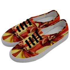 Ribbon Bow Men s Classic Low Top Sneakers by artworkshop