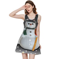 Snowman Inside Out Racerback Dress by artworkshop