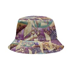 Textile Fabric Pattern Inside Out Bucket Hat by nateshop