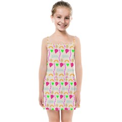 Geometric Shape Pattern Shapes Kids  Summer Sun Dress by Wegoenart