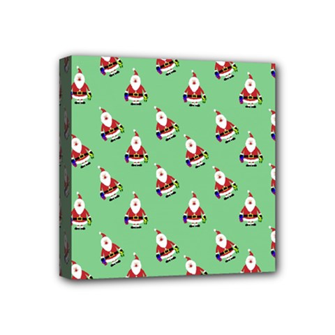 Christmas-santaclaus Mini Canvas 4  X 4  (stretched) by nateshop