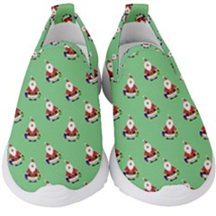 Christmas-santaclaus Kids  Slip On Sneakers by nateshop