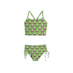 Christmas-santaclaus Girls  Tankini Swimsuit by nateshop