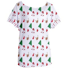 Christmas-santaclaus Women s Oversized Tee by nateshop