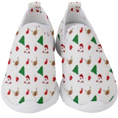 Christmas-santaclaus Kids  Slip On Sneakers by nateshop