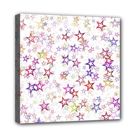 Christmasstars-004 Mini Canvas 8  X 8  (stretched) by nateshop