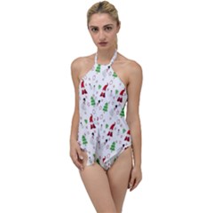 Santa-claus Go With The Flow One Piece Swimsuit by nateshop