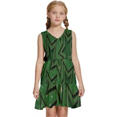 Starchristmas Kids  Sleeveless Tiered Mini Dress by nateshop