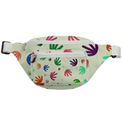 Doodle Squiggles Colorful Pattern Fanny Pack by Ravend