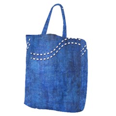 Background-jeans  Giant Grocery Tote by nateshop