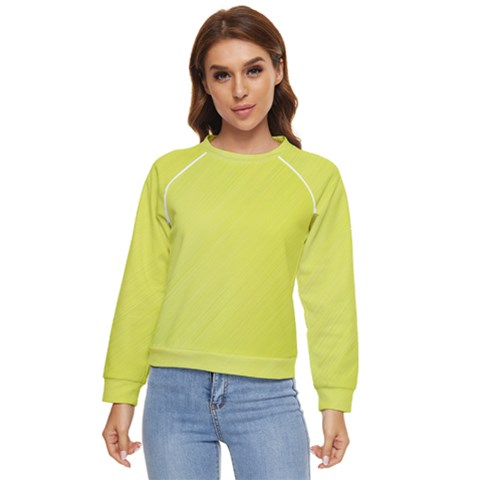 Background-texture-yellow Women s Long Sleeve Raglan Tee by nateshop