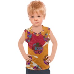 Abstract Backgroundgraphic Wallpaper Kids  Sport Tank Top